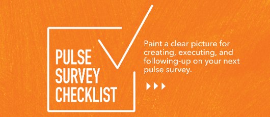 pulse survey checklist