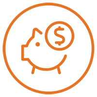 Piggy bank icon