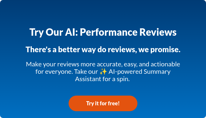 Try Our AI: Performance Reviews