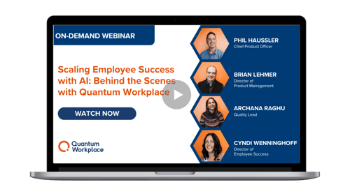 LP Graphic - Scaling Employee Success with AI Behind the Scenes with Quantum Workplace