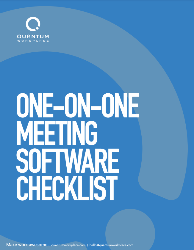 one on one meeting software checklist