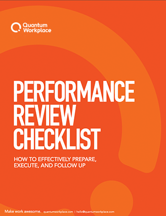 Performance Review Checklist