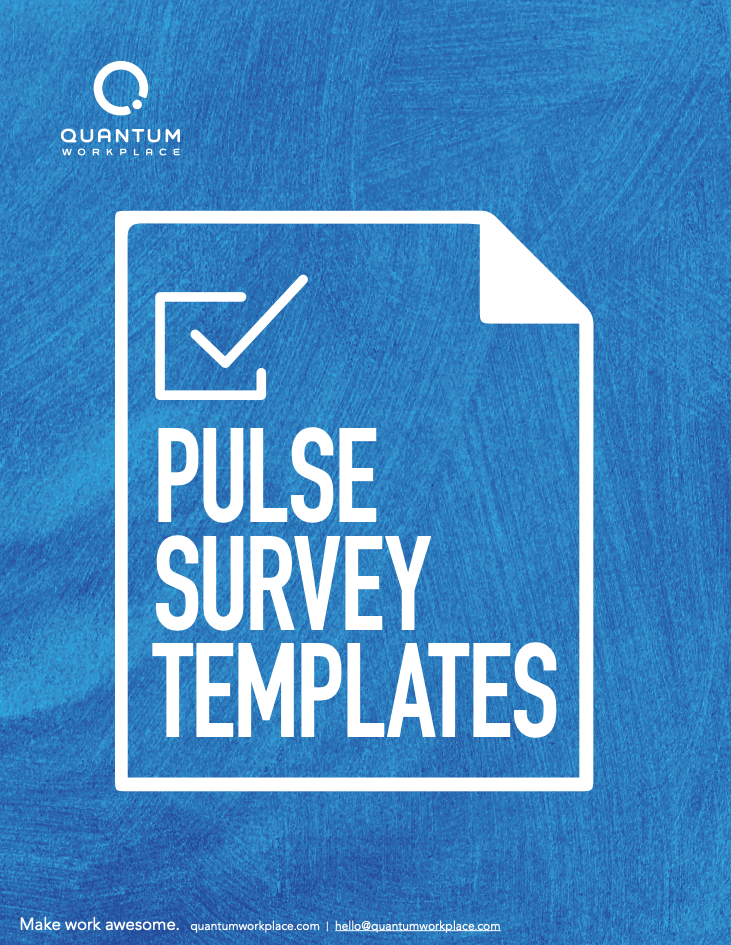 pulse survey template cover