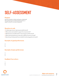 self-assessment